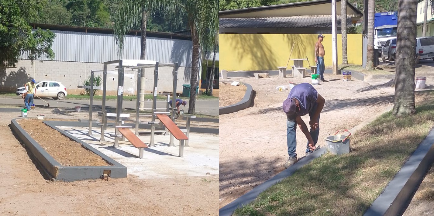 Revitalização da praça da comunidade de Paraíso